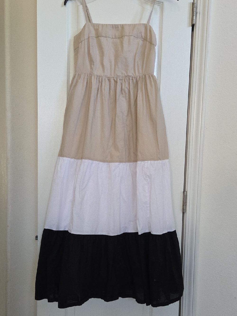 J. Crew Midi, Tiered, Spaghetti Strap Dress!